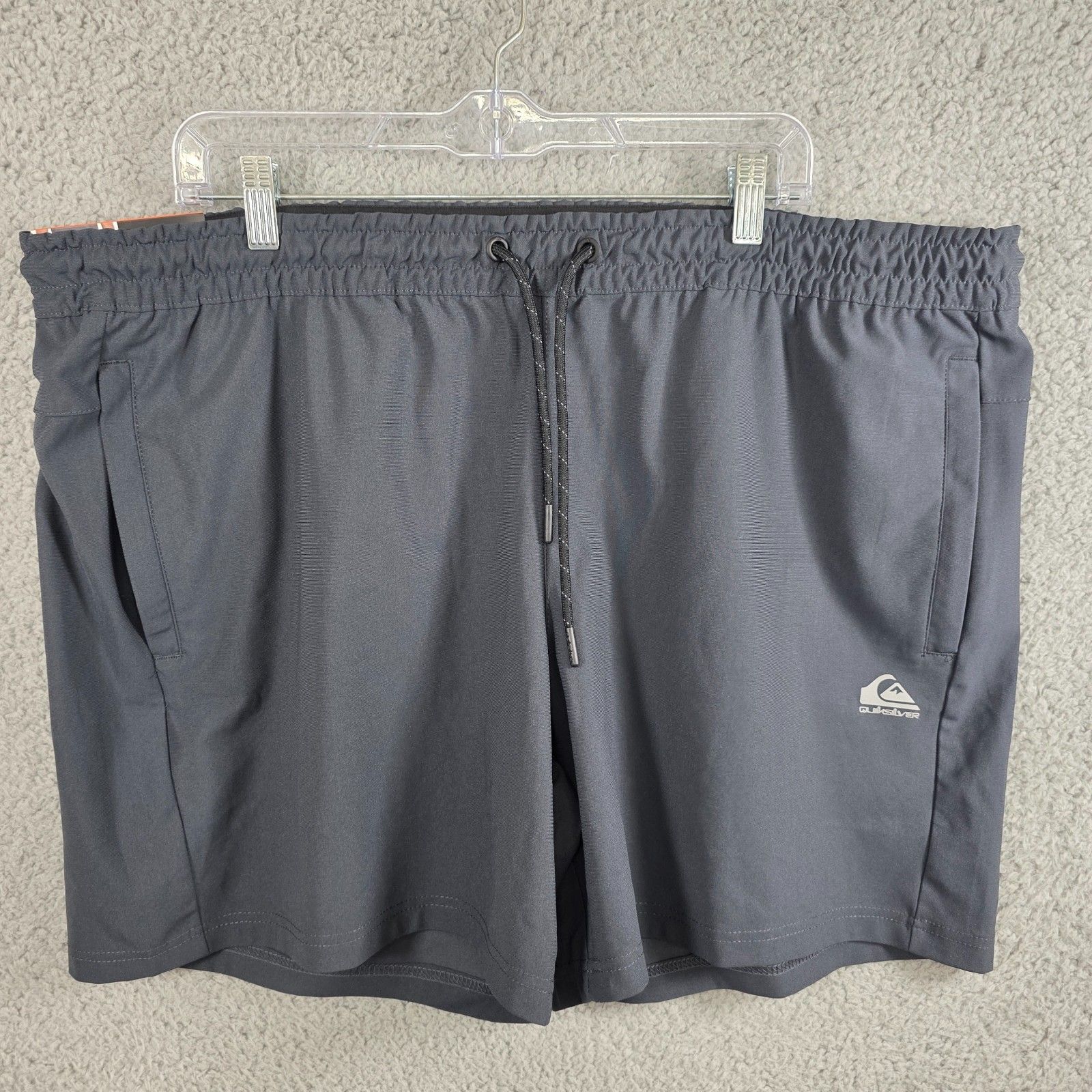 Quiksilver Men's Regular Fit Stretch Comfort Dry Flight Shorts, Gray Size Xxl